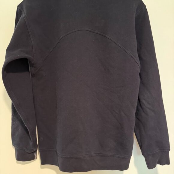 Lululemon Crew Fleece Graphic Black Pullover Sweatshirt, Size S - Picture 5 of 6